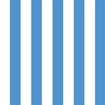 Vertical Stripes - White and Steel Blue