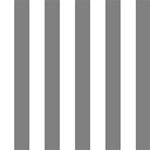 Vertical Stripes - White and Gray