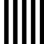 Vertical Stripes - White and Black