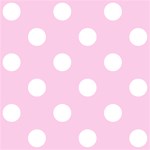 White and Pink Polka Dots