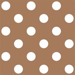 White and Brown Polka Dots