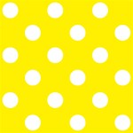 White and Yellow Polka Dots