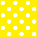 White and Yellow Polka Dots