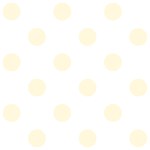 Polka Dots - Cornsilk Yellow on White