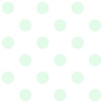 Polka Dots - Pale Green on White