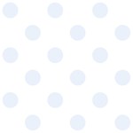 Polka Dots - Pastel Blue on White