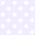 Polka Dots - White on Pastel Violet