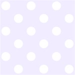 Polka Dots - White on Pastel Violet