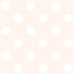 Polka Dots - White on Seashell