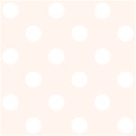 Polka Dots - White on Seashell