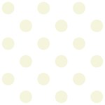 Polka Dots - Beige on White