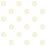 Polka Dots - Beige on White