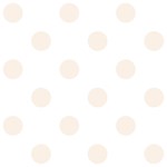 Polka Dots - Linen on White