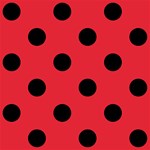 Black and Red Polka Dots