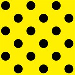 Black and Yellow Polka Dots