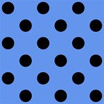 Black and Blue Polka Dots