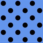 Black and Blue Polka Dots