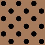 Polka Dots - Black on French Beige