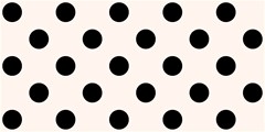 239 polka dots black on seashell 2400x1200