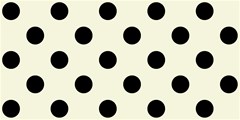 241 polka dots black on beige 2400x1200