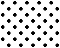 237 polka dots black on white 3000x2400