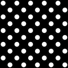 238 polka dots white on black 5000x5000