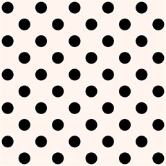 239 polka dots black on seashell 5000x5000