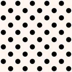 239 polka dots black on seashell 5000x5000