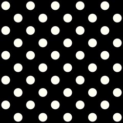 246 polka dots ivory on black 5000x5000