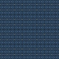 blue diamonds motif fancy pattern design