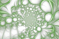 green abstract fractal background texture