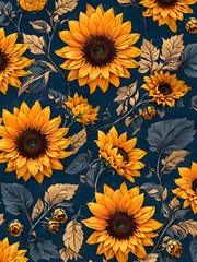 flower pattern spring