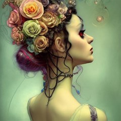 elegant victorian woman