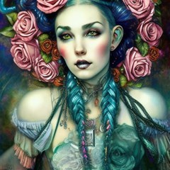 elegant victorian woman