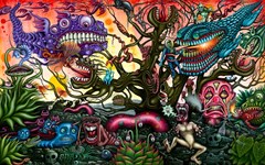 psychedelic funky trippy