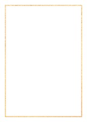 3885 invitation card gold line
