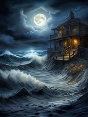 house waves storm