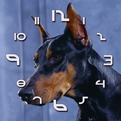 doberman clock