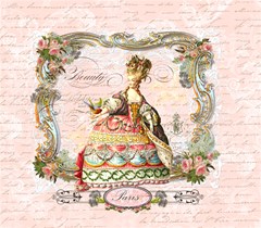 marie antoinette colorful dress