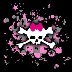 skullprincesscheckersplatter