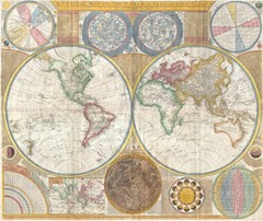 1794 world map