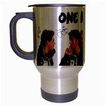 One Direction Teen Vogue Travel Mug (Silver Gray)