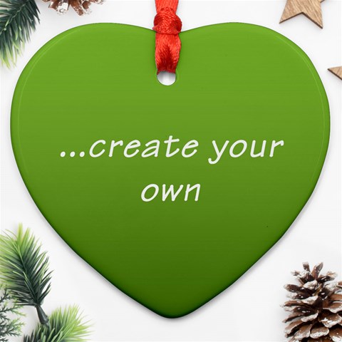 Ornament (Heart) from ArtsNow.com Front