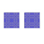 Azul Stitch Cufflinks (Square)