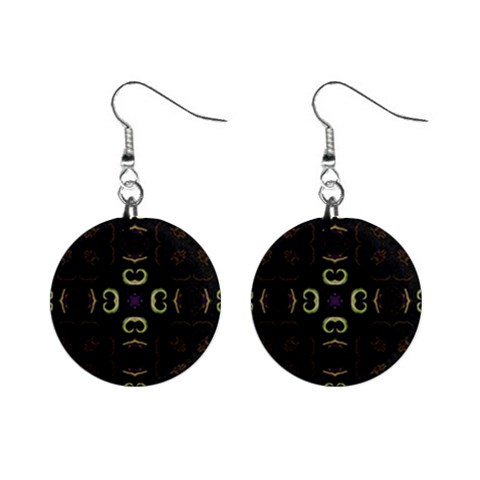 Cloise 1  Button Earrings from ArtsNow.com Front