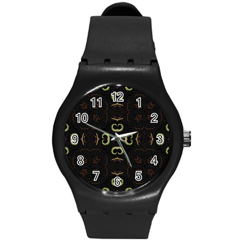 Cloise Round Plastic Sport Watch Medium from ArtsNow.com Front