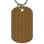 Basket Weave Dog Tag (One Side)