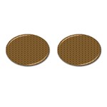 Basket Weave Cufflinks (Oval)