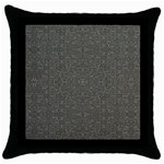 Melody Throw Pillow Case (Black)