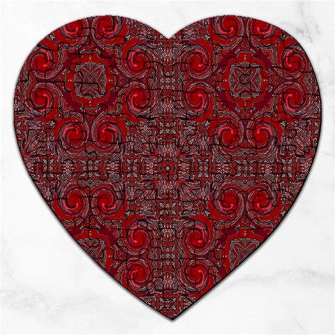 Red Mystic Jigsaw Puzzle (Heart) from ArtsNow.com Front